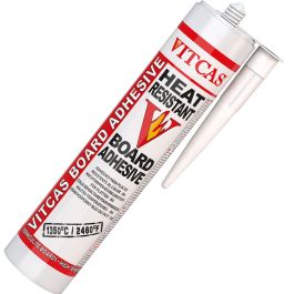 Board Adhesive: which fireplace boards is it suitable for? Cartridge of adhesive for fireplace panels Vitcas BA