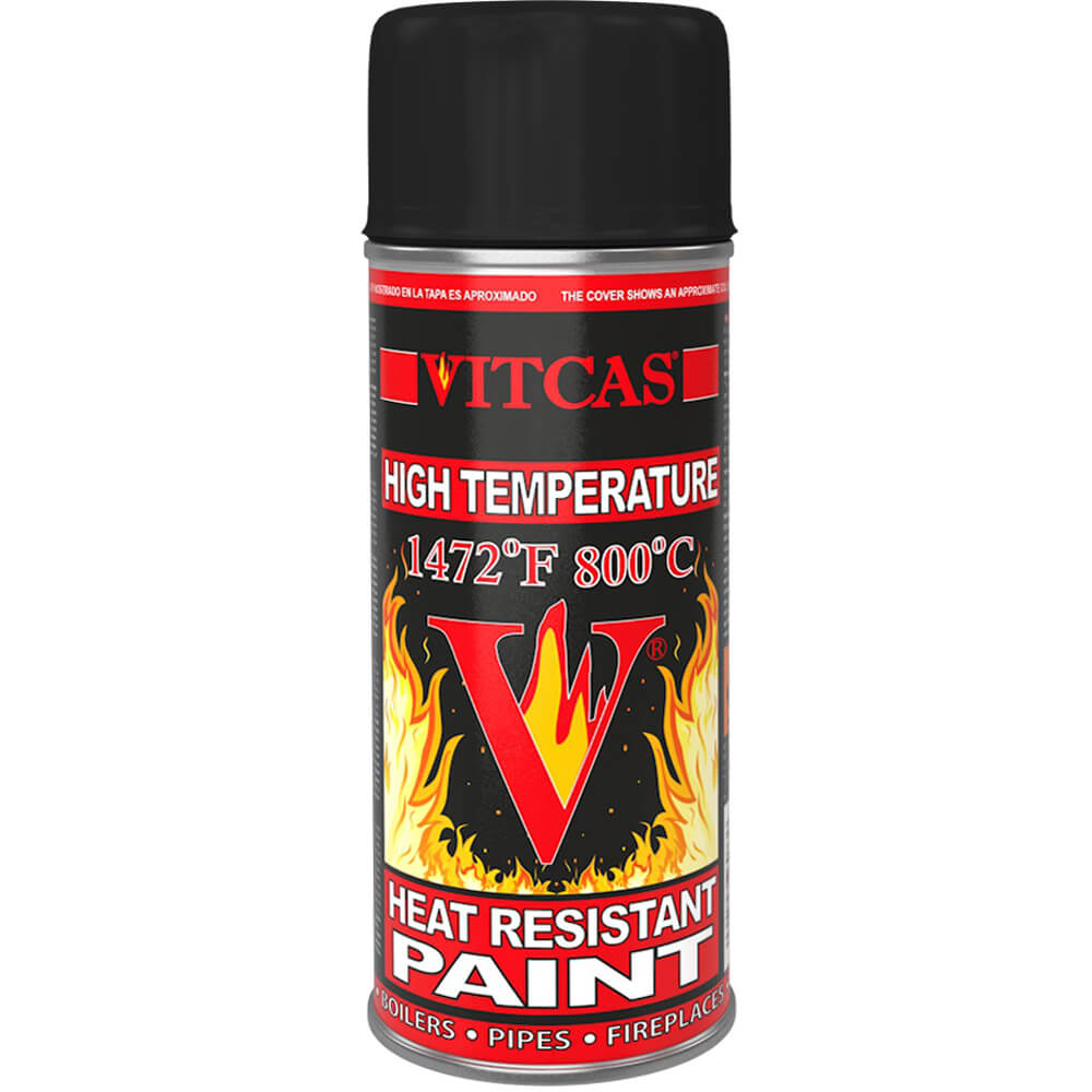 Steel After Summer Storms: Prepare for Heat Resistant Paint Black Vitcas heat resistant paint 800°C